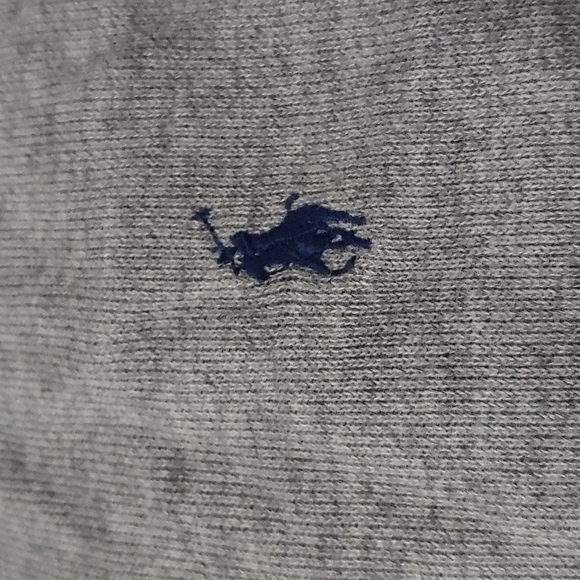 Polo Ralph Lauren gray ¼ zip - Picture 3 of 5